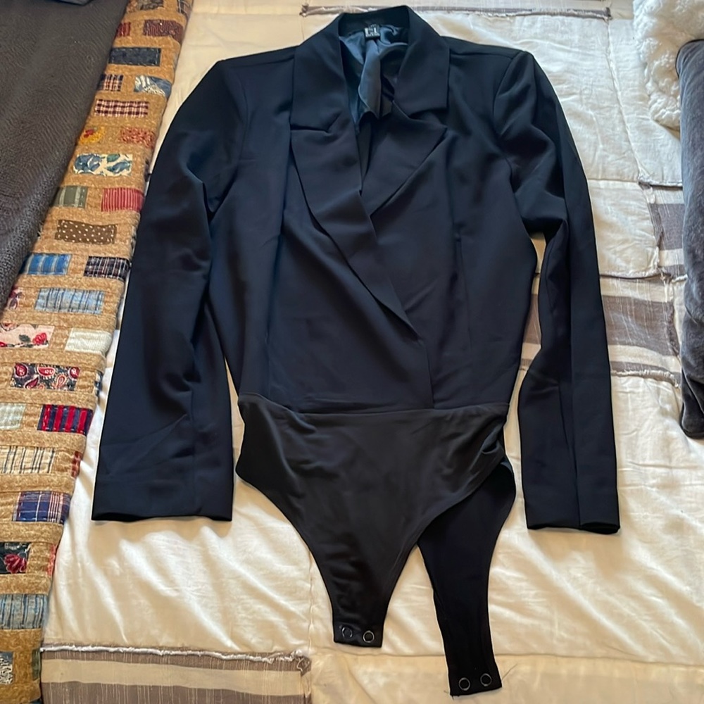 Forever21 Blazer Bodysuit